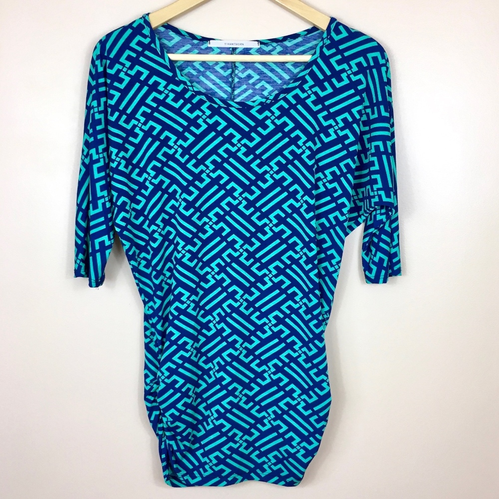 4/$20 41 Hawthorn Berneen wide neck Tunic Top Sm